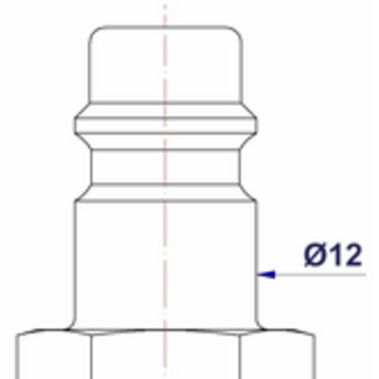 Schnellverschlusskupplung SKMA 412 (5 Stück), Ø außen G 1/2