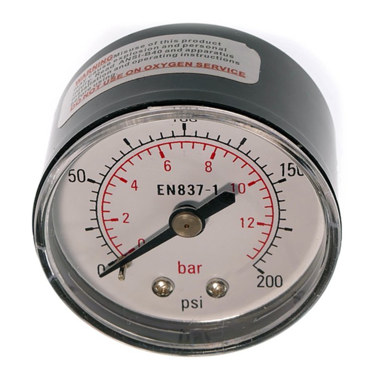 Druckmanometer DMSD 0121840, Druck 13 bar 200 psi R 1/8