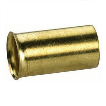 Stützhülse SHK 1512, Ø außen 11.9 mm innen 11 mm Verstärkungshülse Messing Gold